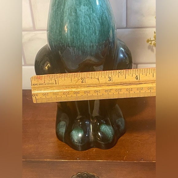 Mountain Pottery MCM Ceramic Dig Drip Glaze Pottery Tall Skinny Dog - Picture 13 of 14